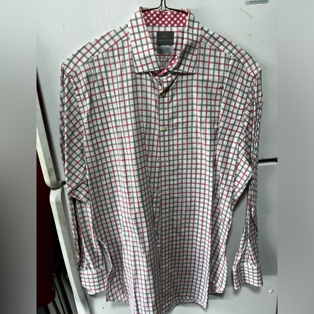 Men’s Thomas Dean long sleeve dress shirt XXL